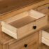 vidaXL Highboard 93x40.5x180 cm Solid Pine Panama Range - Image 7