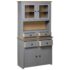 vidaXL Highboard Grey 93x40.5x180 cm Solid Pine Panama Range - Image 2