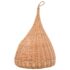 vidaXL Cat House with Cushion 40x60 cm Natural Willow Teepee - Image 5