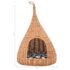 vidaXL Cat House with Cushion 40x60 cm Natural Willow Teepee - Image 8