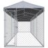 vidaXL Outdoor Dog Kennel with Roof 760x190x225 cm - Image 2