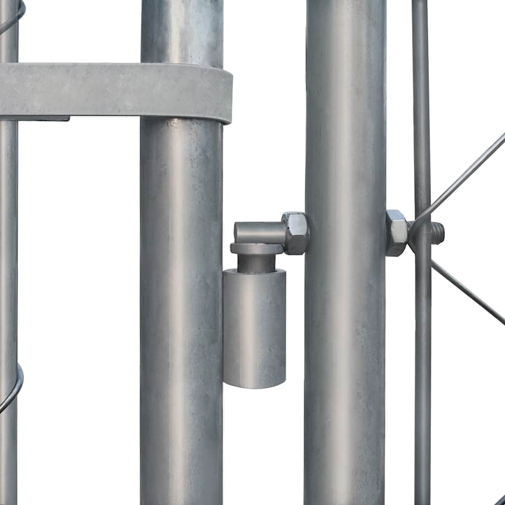 8719883682983_g_en_hd_3 vidaXL Outdoor Dog Kennel Galvanised Steel 4x4x1 m - Image 4