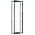vidaXL Firewood Rack Black 50x20x150 cm Steel