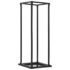 vidaXL Firewood Rack with Base Black 37x37x113 cm Steel