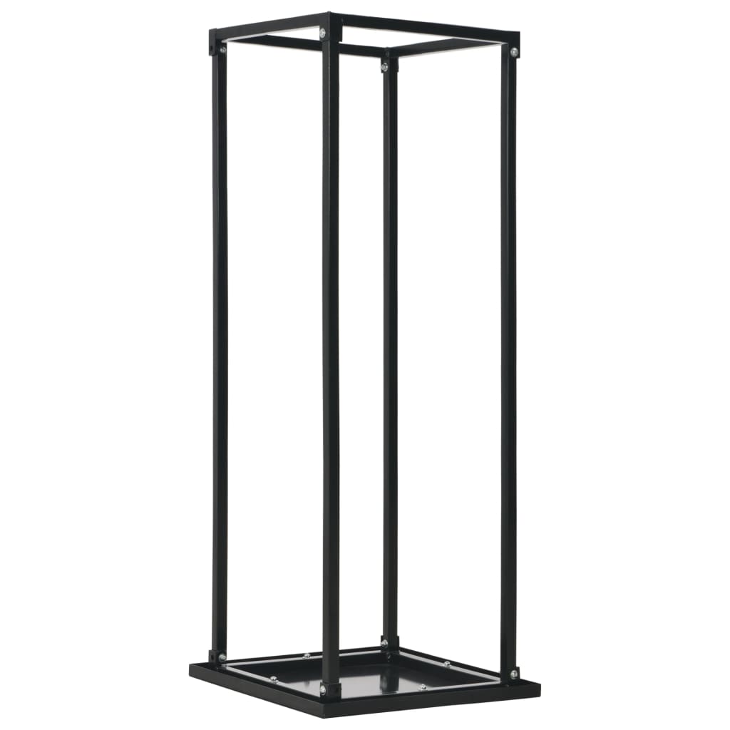 8719883683058_a_en_hd_1 vidaXL Firewood Rack with Base Black 37x37x113 cm Steel - Image 1