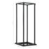 vidaXL Firewood Rack with Base Black 37x37x113 cm Steel - Image 6