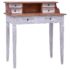 vidaXL Writing Desk with Drawers 90x50x101 cm Solid Mahogany Wood