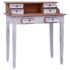 vidaXL Writing Desk with Drawers 90x50x101 cm Solid Mahogany Wood - Image 2