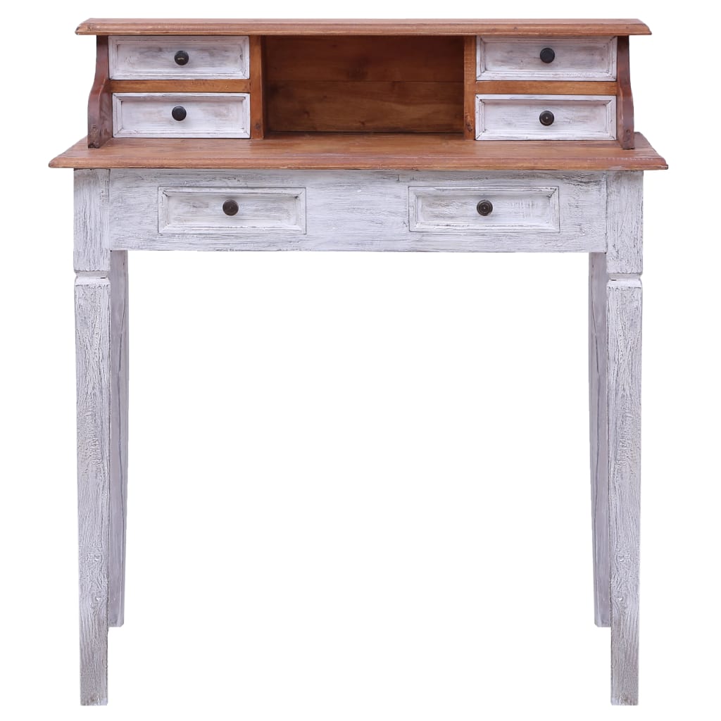 8719883684017_g_en_hd_2 vidaXL Writing Desk with Drawers 90x50x101 cm Solid Mahogany Wood - Image 4