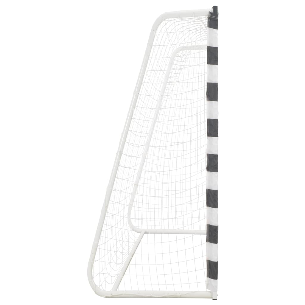 8719883685151_g_en_hd_2 vidaXL Soccer Goal 300x200x90 cm Metal Black and White - Image 3