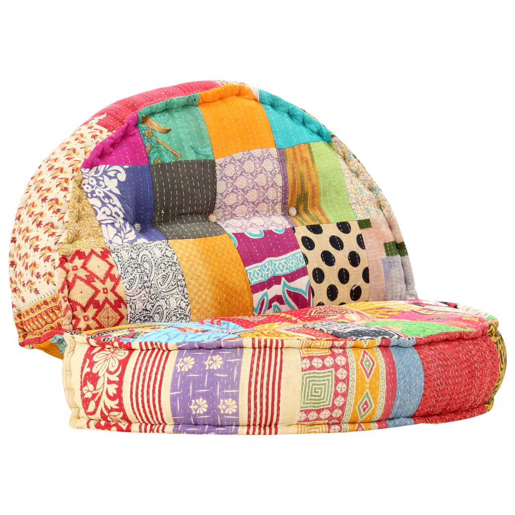8719883687100_g_en_hd_11 vidaXL Pouffe 100x20 cm Patchwork Fabric - Image 12