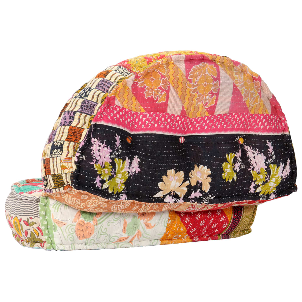 8719883687100_g_en_hd_2 vidaXL Pouffe 100x20 cm Patchwork Fabric - Image 3