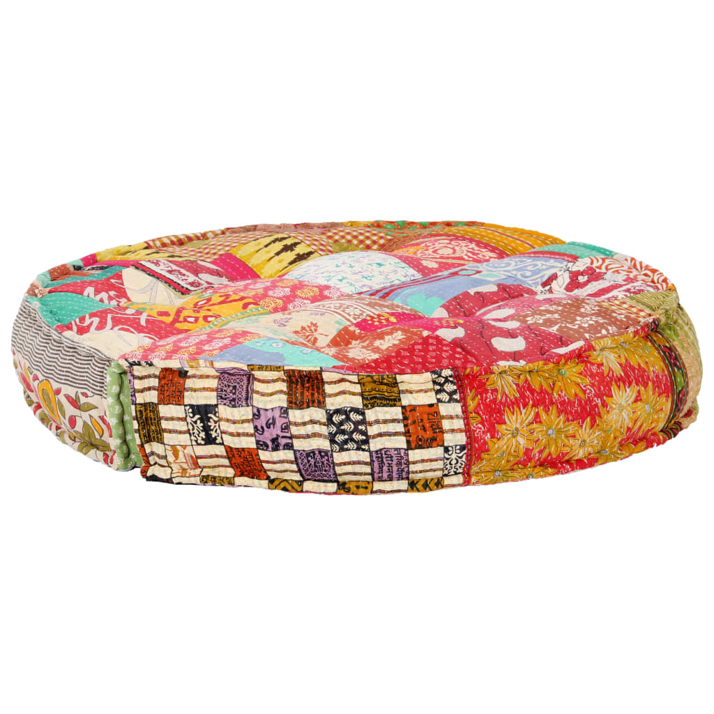 8719883687100_g_en_hd_3 vidaXL Pouffe 100x20 cm Patchwork Fabric - Image 4