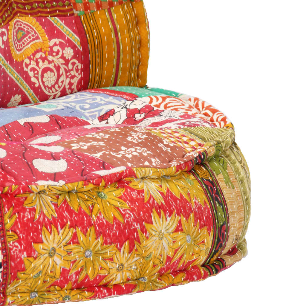 8719883687100_g_en_hd_5 vidaXL Pouffe 100x20 cm Patchwork Fabric - Image 6