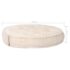 vidaXL Pouffe 100x20 cm Beige Fabric - Image 7