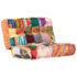 vidaXL Pouffe 100x100x20 cm Patchwork Fabric - Image 12