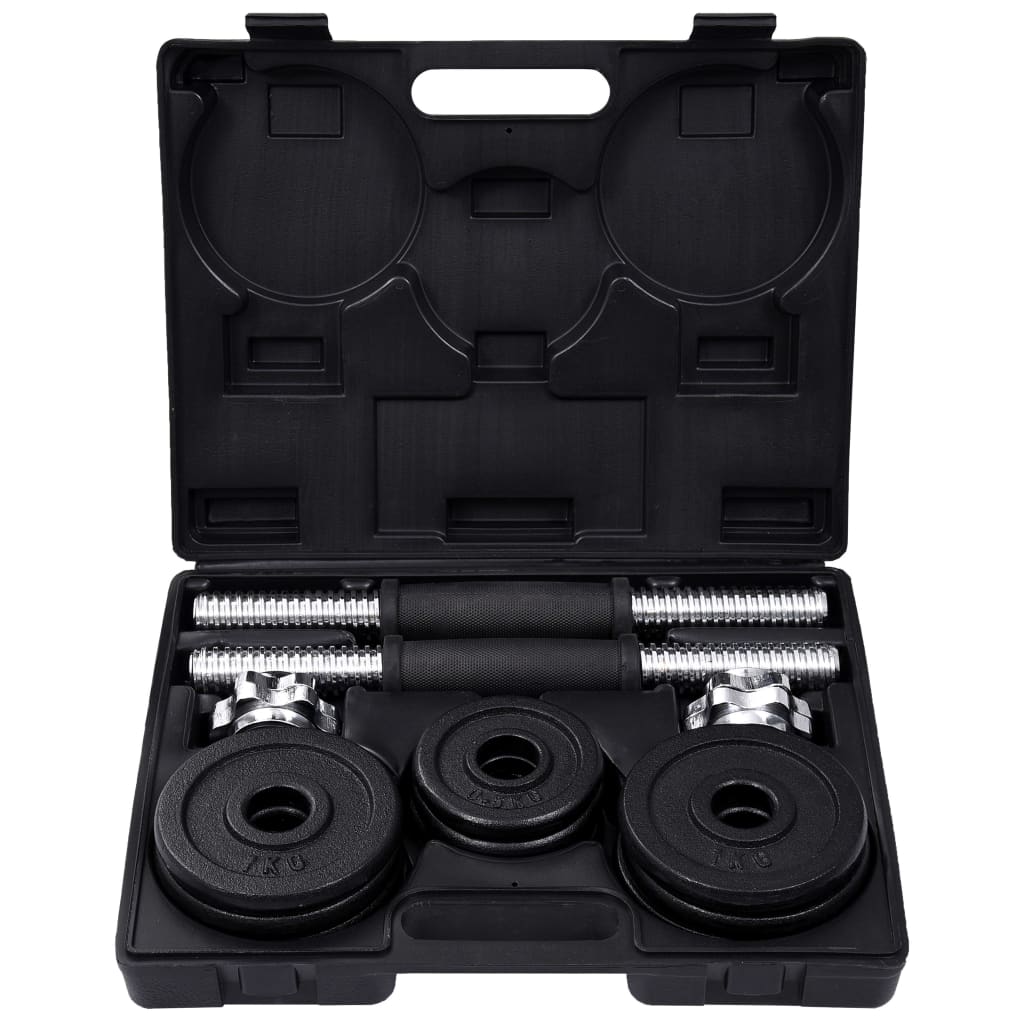 8719883687964_g_en_hd_2 vidaXL 19 Piece Dumbbell Set 15 kg Cast Iron - Image 3