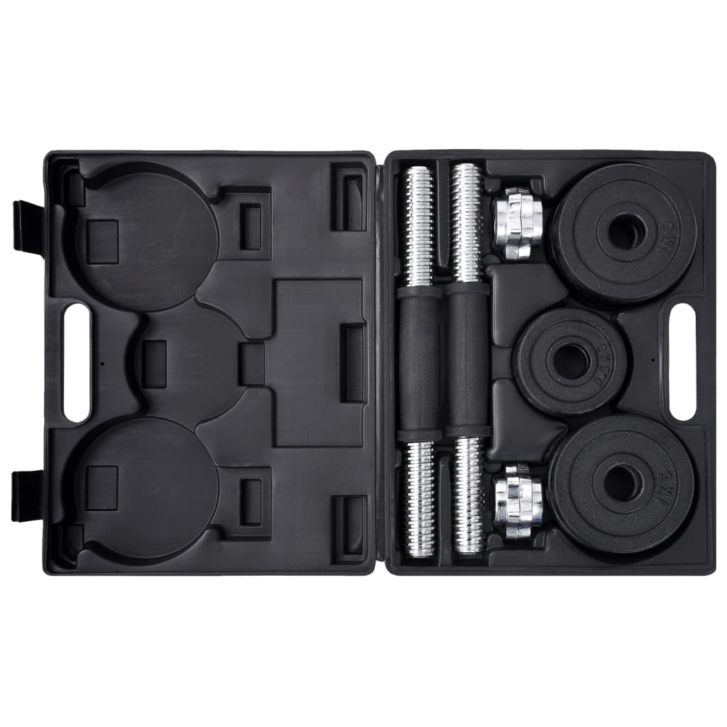 8719883687964_g_en_hd_3 vidaXL 19 Piece Dumbbell Set 15 kg Cast Iron - Image 4