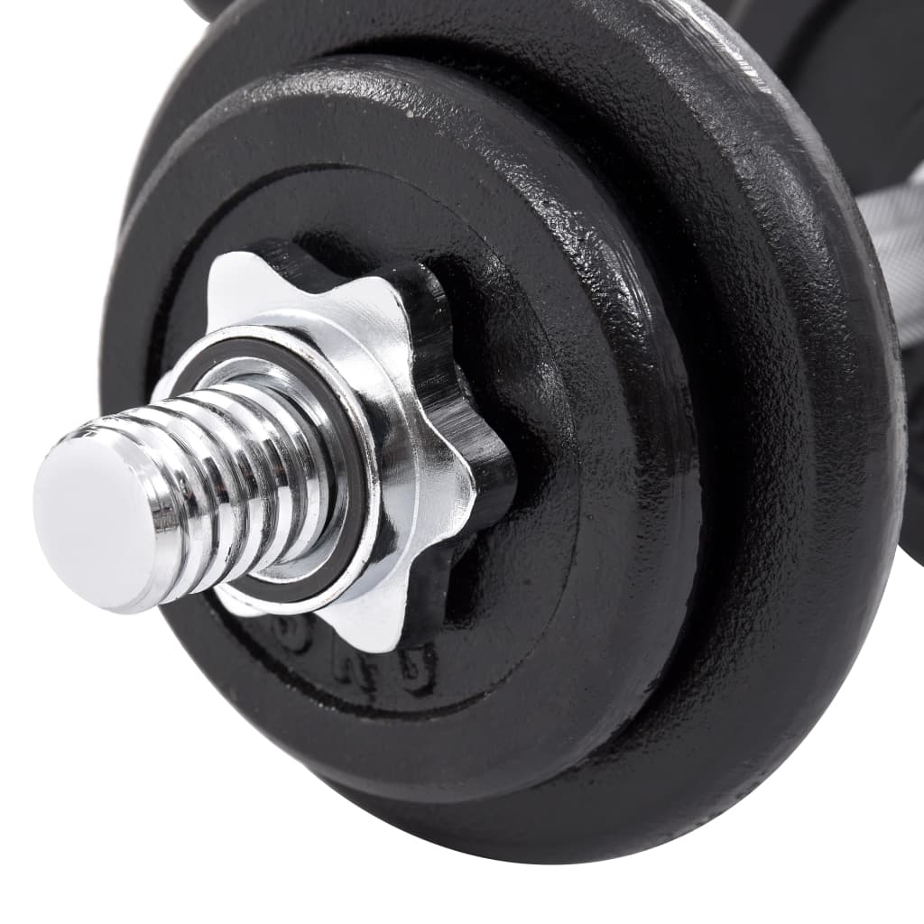 8719883687971_g_en_hd_6 vidaXL 15 Piece Dumbbell set 20 kg Cast Iron - Image 7