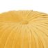 vidaXL Pouffe Cotton Velvet Smock Design 40x30 cm Yellow - Image 2