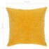 vidaXL Cushions Cotton Velvet 2 pcs 45x45 cm Yellow - Image 5