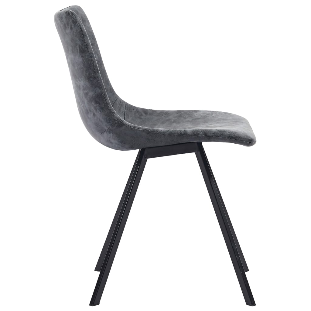 8719883690186_g_en_hd_3 vidaXL Dining Chairs 4 pcs Black Faux Leather - Image 4