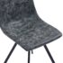 vidaXL Dining Chairs 4 pcs Black Faux Leather - Image 6