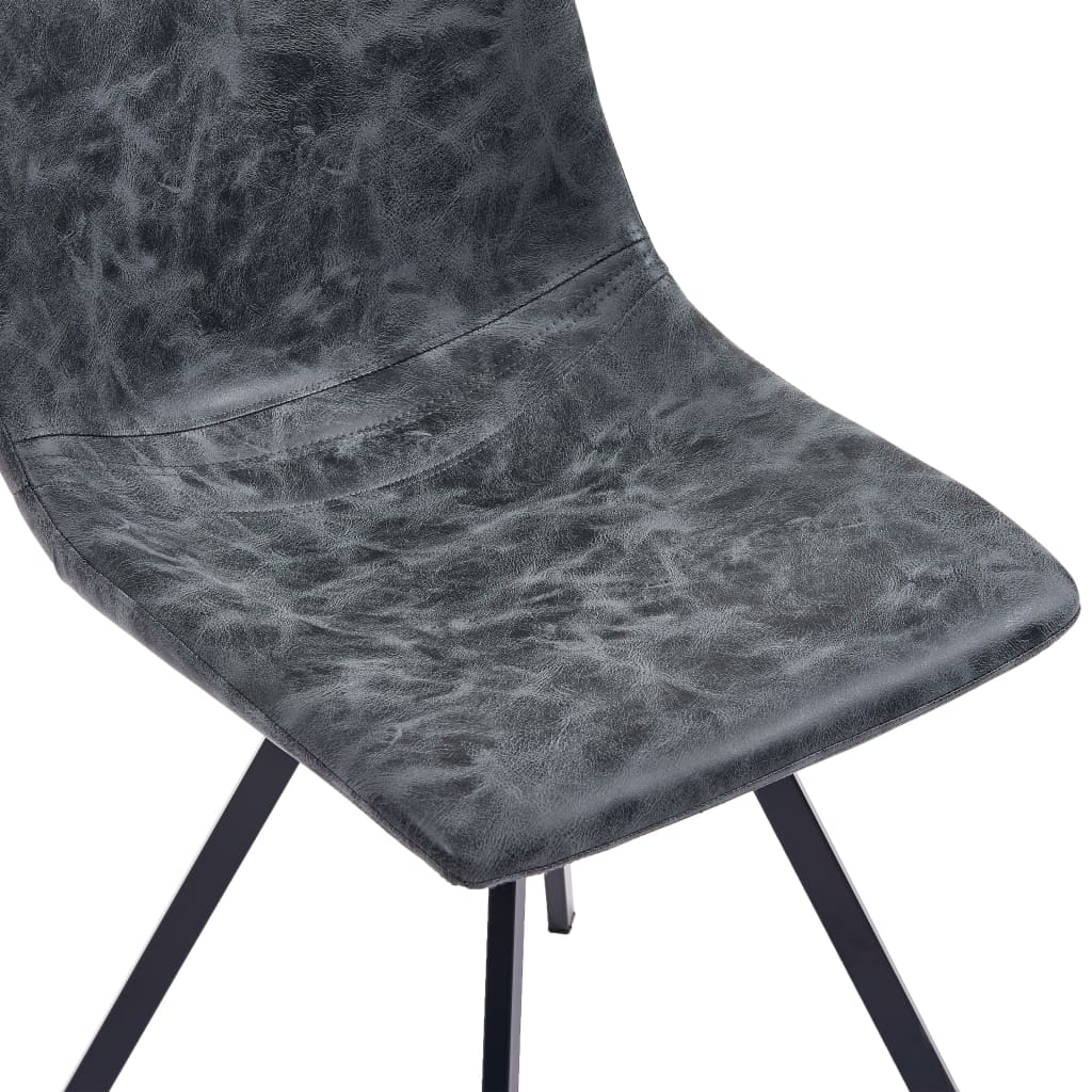 8719883690186_g_en_hd_5 vidaXL Dining Chairs 4 pcs Black Faux Leather - Image 6