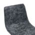 vidaXL Dining Chairs 4 pcs Black Faux Leather - Image 7