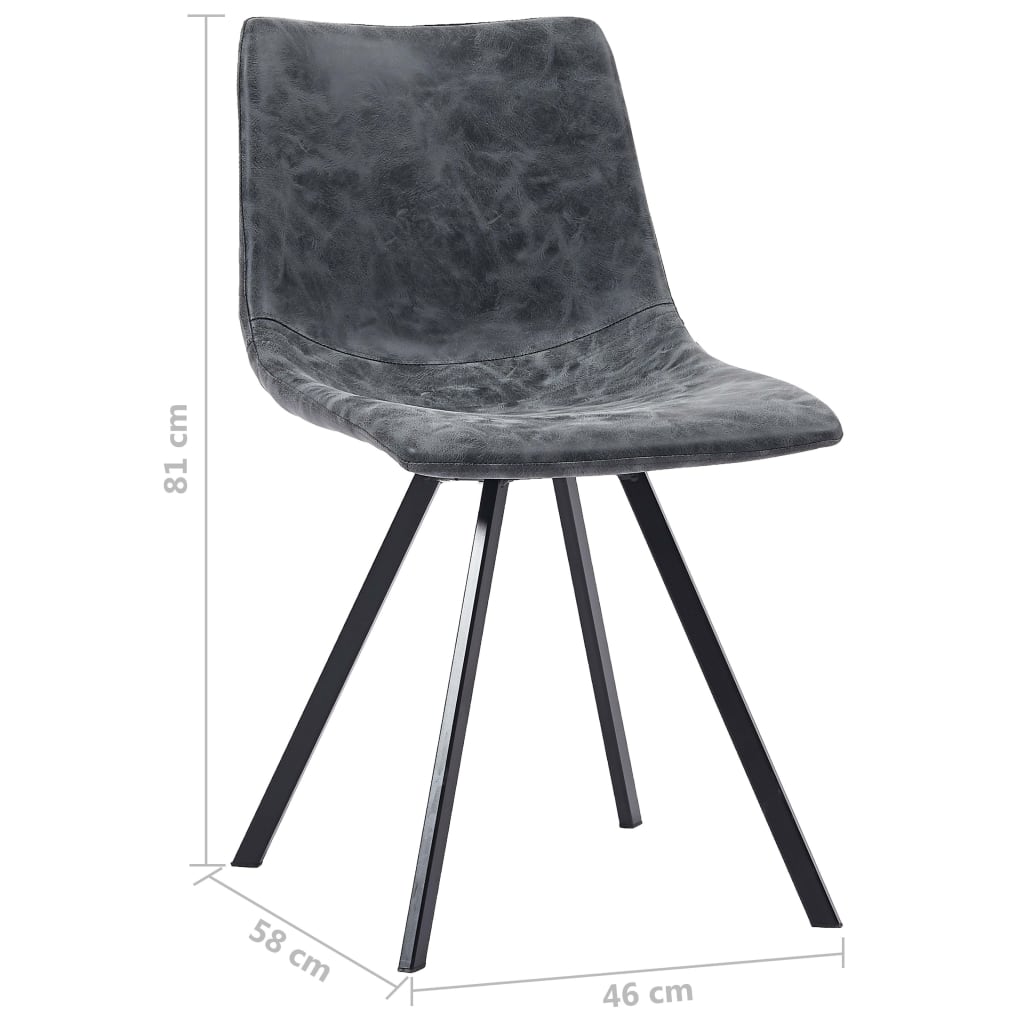 8719883690186_g_en_hd_7 vidaXL Dining Chairs 4 pcs Black Faux Leather - Image 8