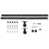 vidaXL Sliding Door SKIEN Hardware Kit 200 cm Steel Black - Image 5
