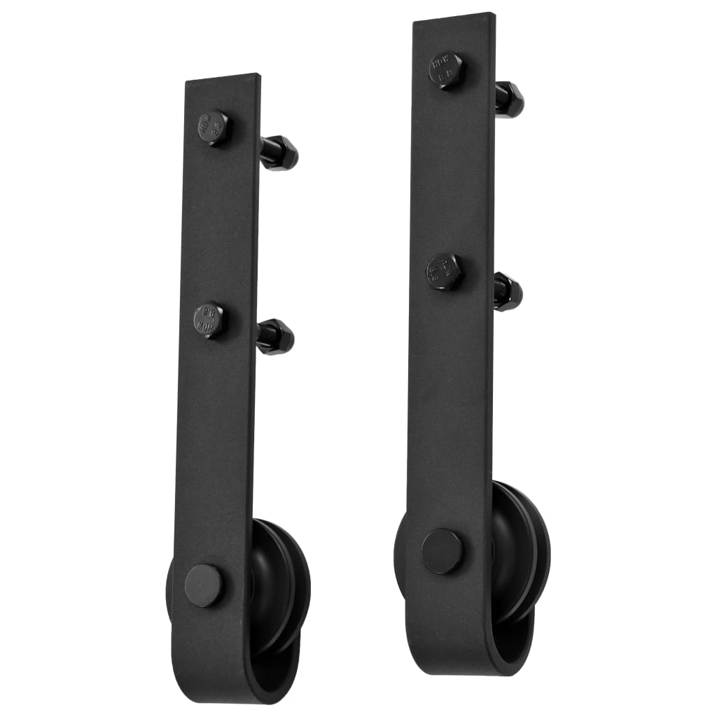8719883691411_g_en_hd_2 vidaXL Sliding Door SKIEN Hardware Kit 200 cm Steel Black - Image 4