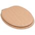 vidaXL WC Toilet Seats 2 pcs with Soft Close Lids MDF Bamboo Design - Image 4