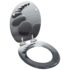 vidaXL WC Toilet Seats 2 pcs with Soft Close Lids MDF Stones Design - Image 2