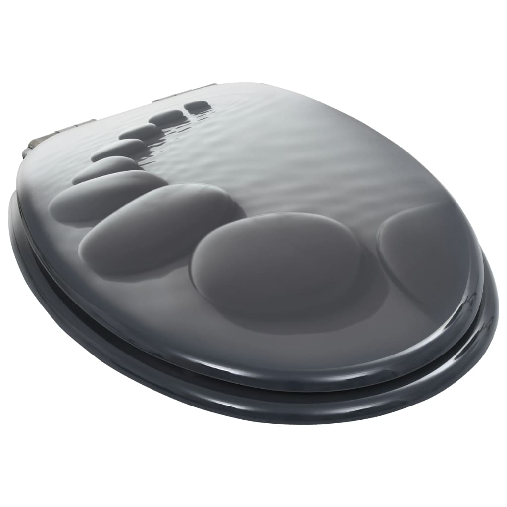8719883691602_g_en_hd_3 vidaXL WC Toilet Seats 2 pcs with Soft Close Lids MDF Stones Design - Image 4
