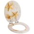 vidaXL WC Toilet Seats 2 pcs with Soft Close Lids MDF Starfish Design - Image 2
