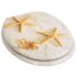 vidaXL WC Toilet Seats 2 pcs with Soft Close Lids MDF Starfish Design - Image 4