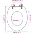 vidaXL WC Toilet Seats 2 pcs with Soft Close Lids MDF Starfish Design - Image 9