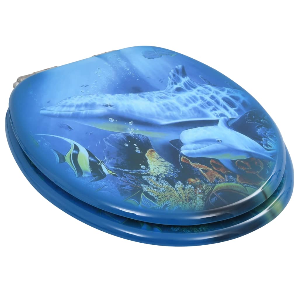 8719883691626_g_en_hd_3 vidaXL WC Toilet Seats 2 pcs with Soft Close Lids MDF Dolphins Design - Image 4
