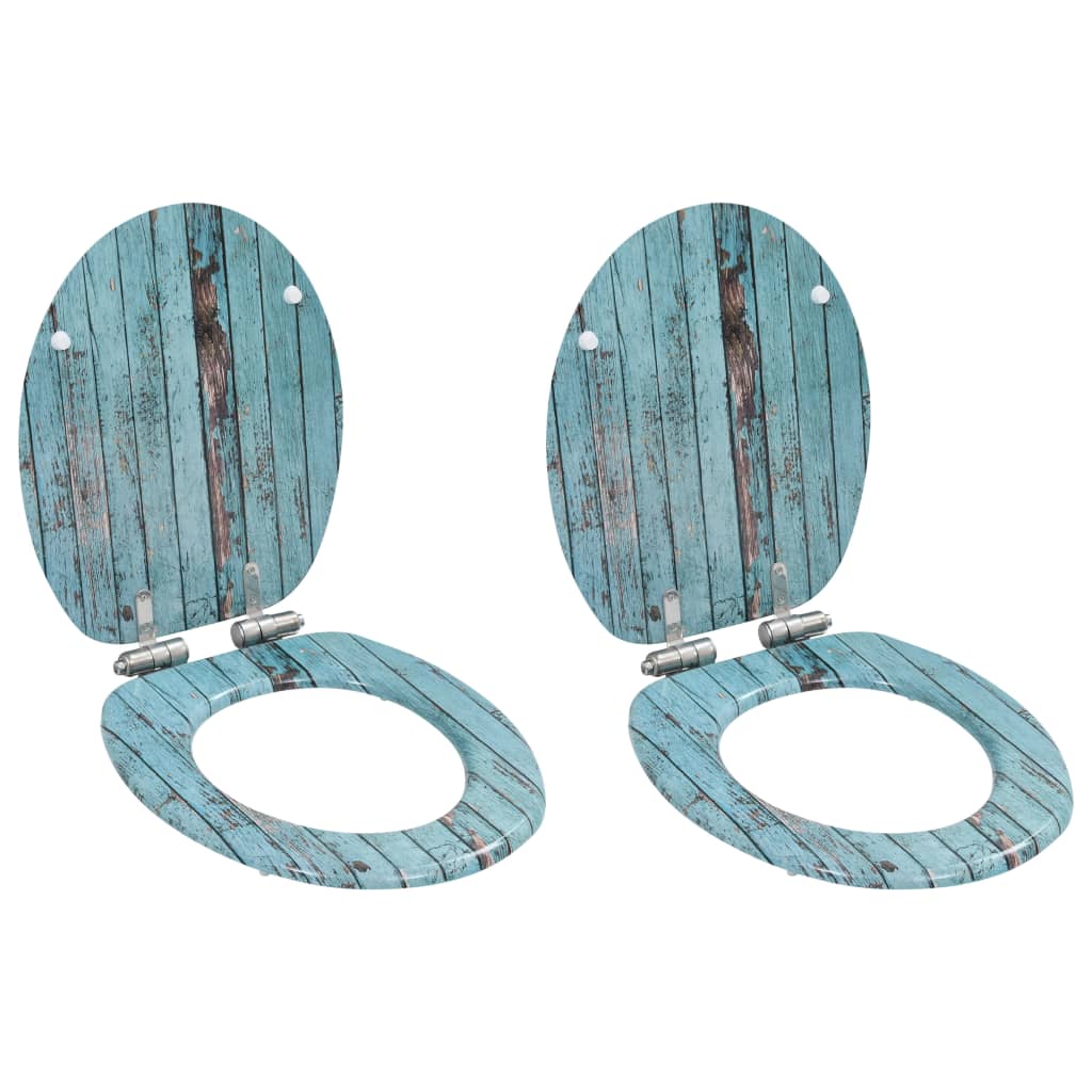 8719883691633_a_en_hd_1 vidaXL WC Toilet Seats 2 pcs with Soft Close Lids MDF Old Wood Design - Image 1