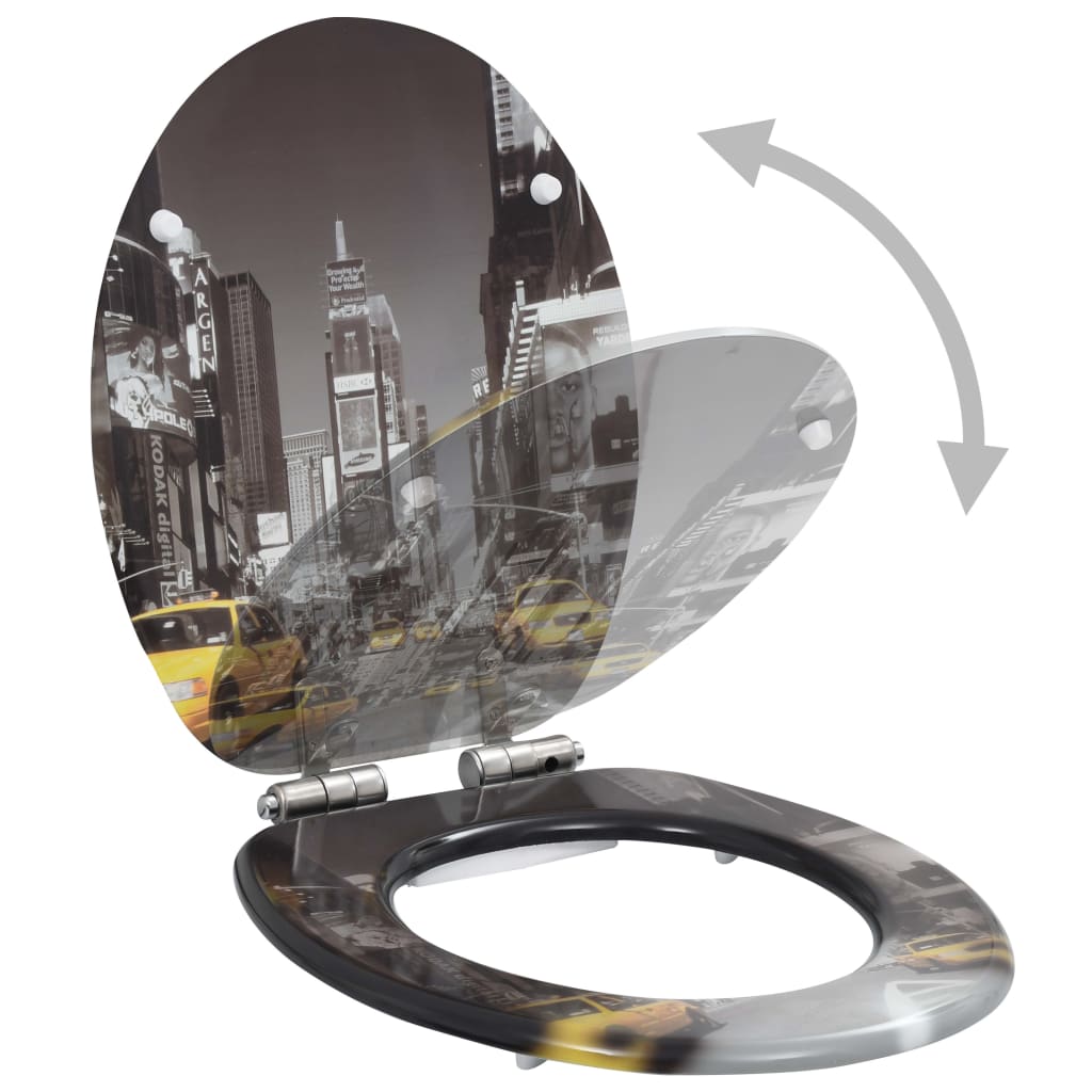 8719883691640_g_en_hd_2 vidaXL WC Toilet Seats 2 pcs with Soft Close Lids MDF New York Design - Image 3