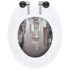 vidaXL WC Toilet Seats 2 pcs with Soft Close Lids MDF New York Design - Image 6