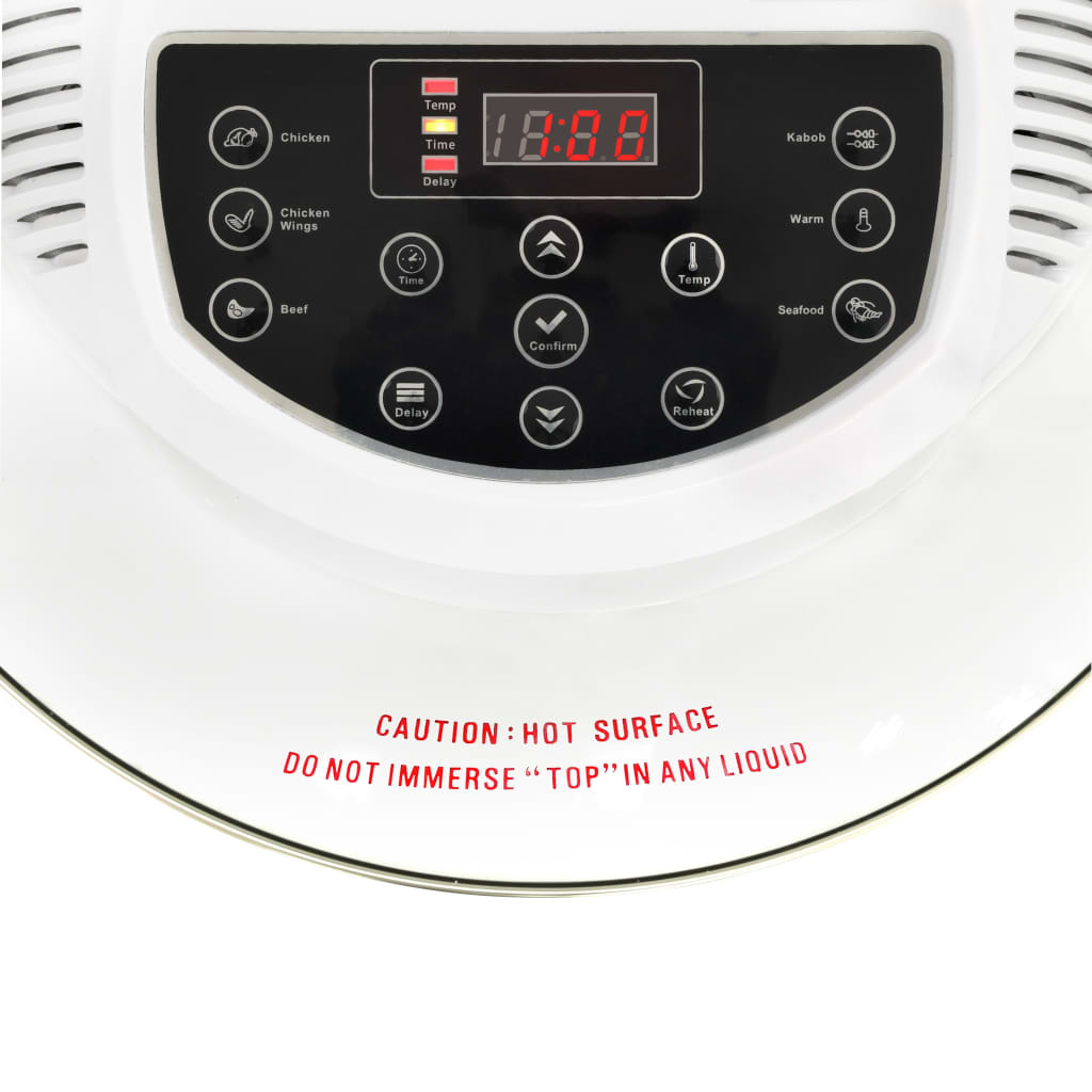 8719883692951_g_en_hd_4 vidaXL Halogen Convection Oven with Extension Ring and Digital Timer 1400 W 17 L - Image 6
