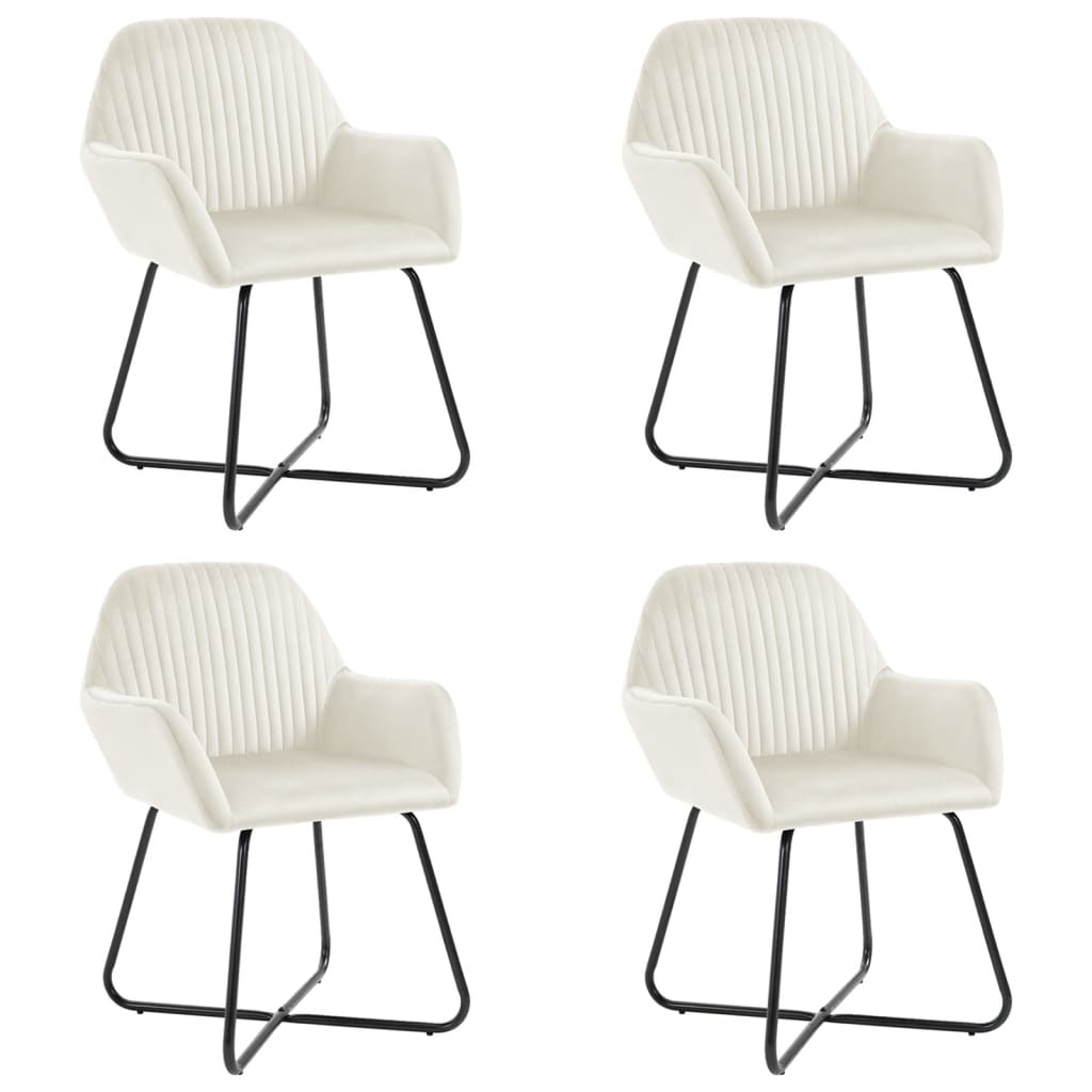 8719883693040_a_en_hd_1 vidaXL Dining Chairs 4 pcs Cream Velvet - Image 1