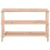 vidaXL 3-Tier Shoe Rack Solid Fir Wood - Image 2
