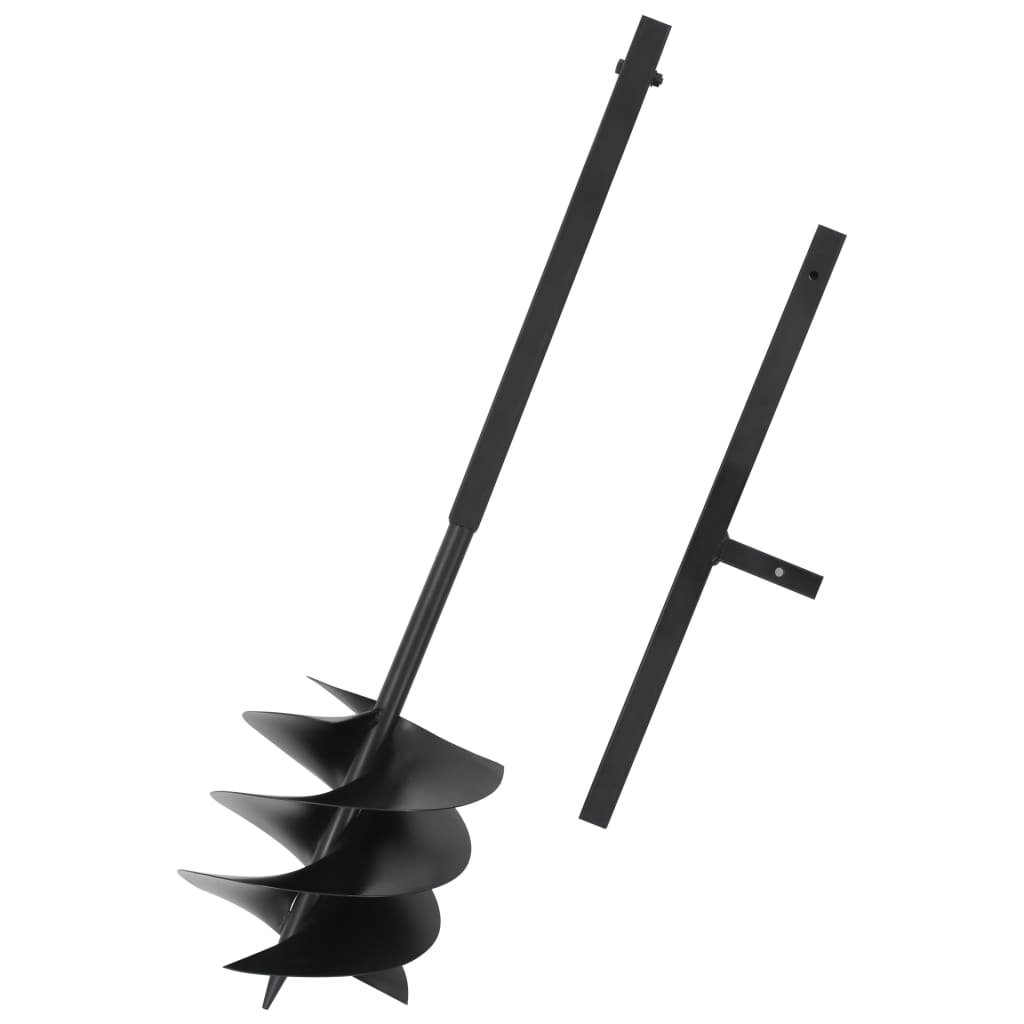 8719883695310_a_en_hd_1 vidaXL Ground Drill with Handle 250 mm Steel Black - Image 1