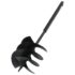 vidaXL Ground Drill with Handle 250 mm Steel Black - Image 3