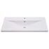 vidaXL Built-in Basin 91x39.5x18.5 cm Ceramic White - Image 3