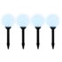 vidaXL Outdoor Pathway Lamps 8 pcs LED 15 cm with Ground Spike - Image 4
