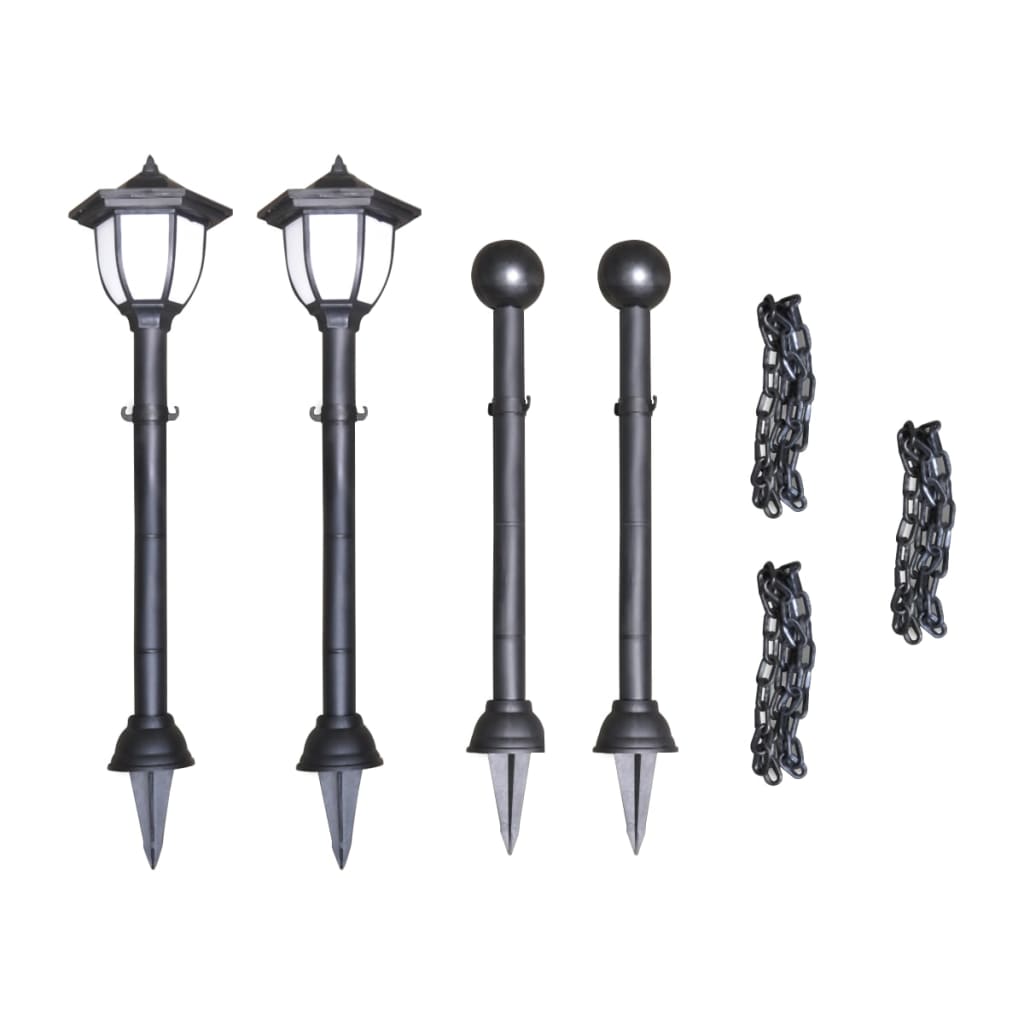 8719883695792_g_en_hd_4 vidaXL Solar Lights 4 pcs with Chain Fence and Poles - Image 5